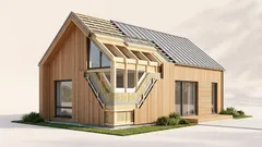 Ein Haus in drei Wochen: schneller als ein Fachwerkhaus, wärmer als ein Holzhaus, bessere Wände