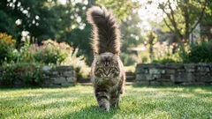 Kann eine Katze ihren Schwanz kontrollieren, oder hat dieser ein Eigenleben