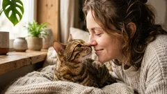 Eine Katze reibt ihre Nase an deiner? Das ist mehr als nur Zuneigung