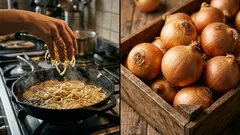 Zwiebeln werden in 10 Minuten „karamellisiert“: Sie brauchen nur eine kleine Zugabe